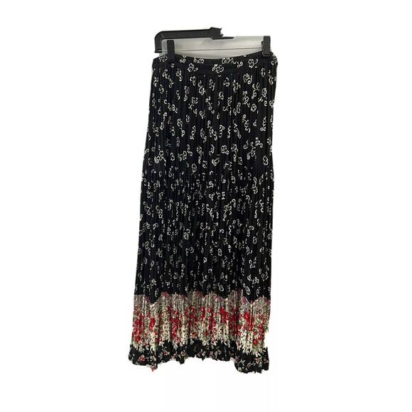 Vintage Cold Water Creek Hippie Boho Gypsy Prairie Peasant Floral Maxi Skirt S - Picture 1 of 4